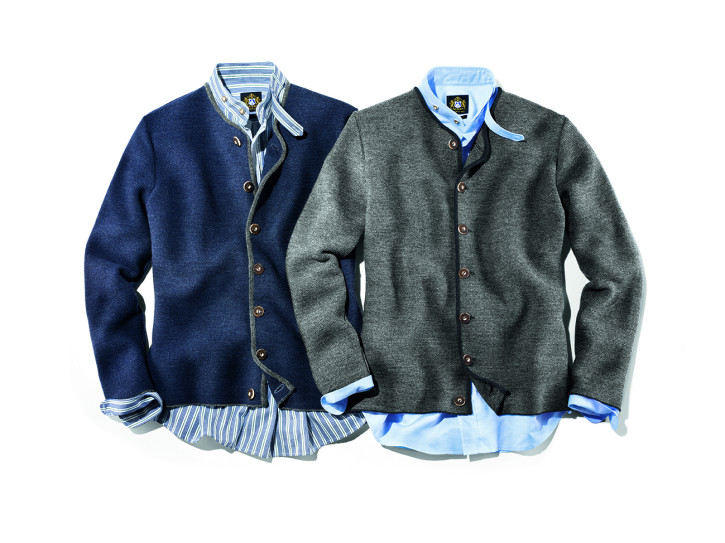 Herrenstrickjacke SIMON 52 / grau