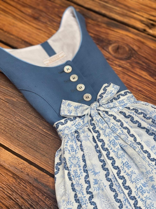 Kinderdirndl 77PIA 9358 52 blau