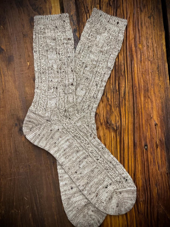 Kindertrachtensocken NATUR