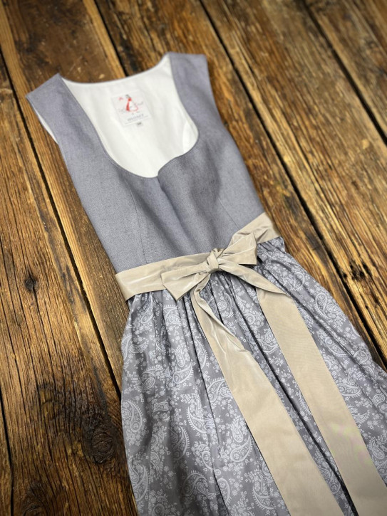Dirndl Daisy PO255 8350 steingrau
