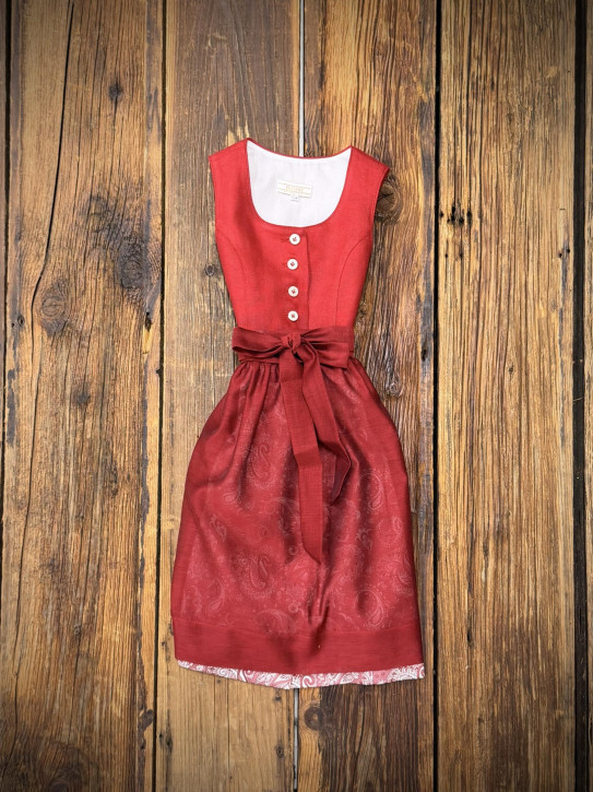 Kinderdirndl Mareike PO 590 rot