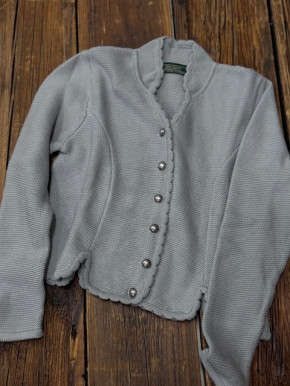 Damenstrickjacke ANNA hellgrau