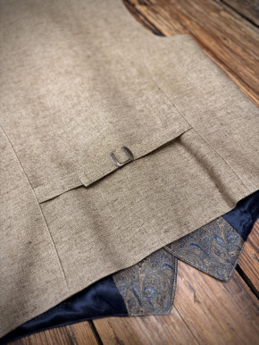Herrenweste Lemberg PO 633 1530 25 blau/braun