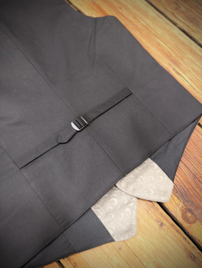 Herrenweste Westblume taupe/braun