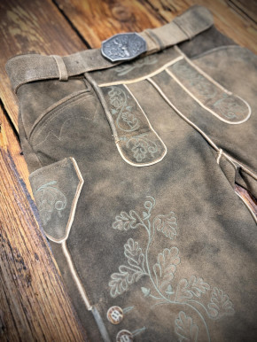 Lederhose Edelhirsch 810 braun