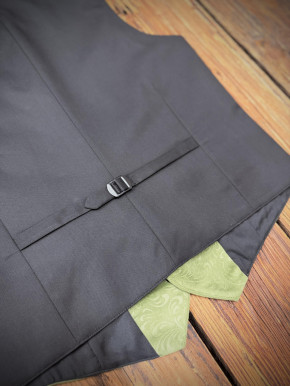 Herrenweste Westblume grün/braun