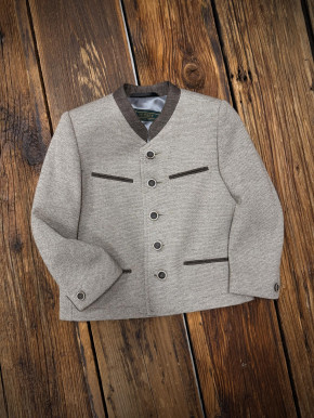 Kinderjacke 75 PIT hellgrau/beige