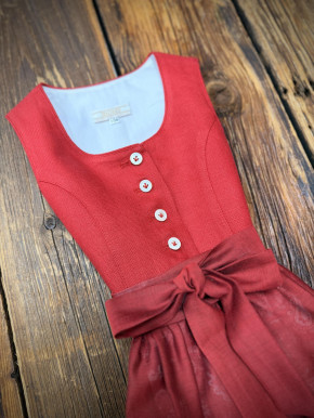 Kinderdirndl Mareike PO 590 rot